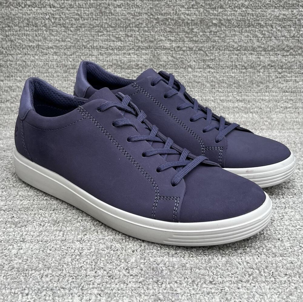 ECCO Classic Low Top Purple Comfortable Leather Sneaker Women's Size 8 US